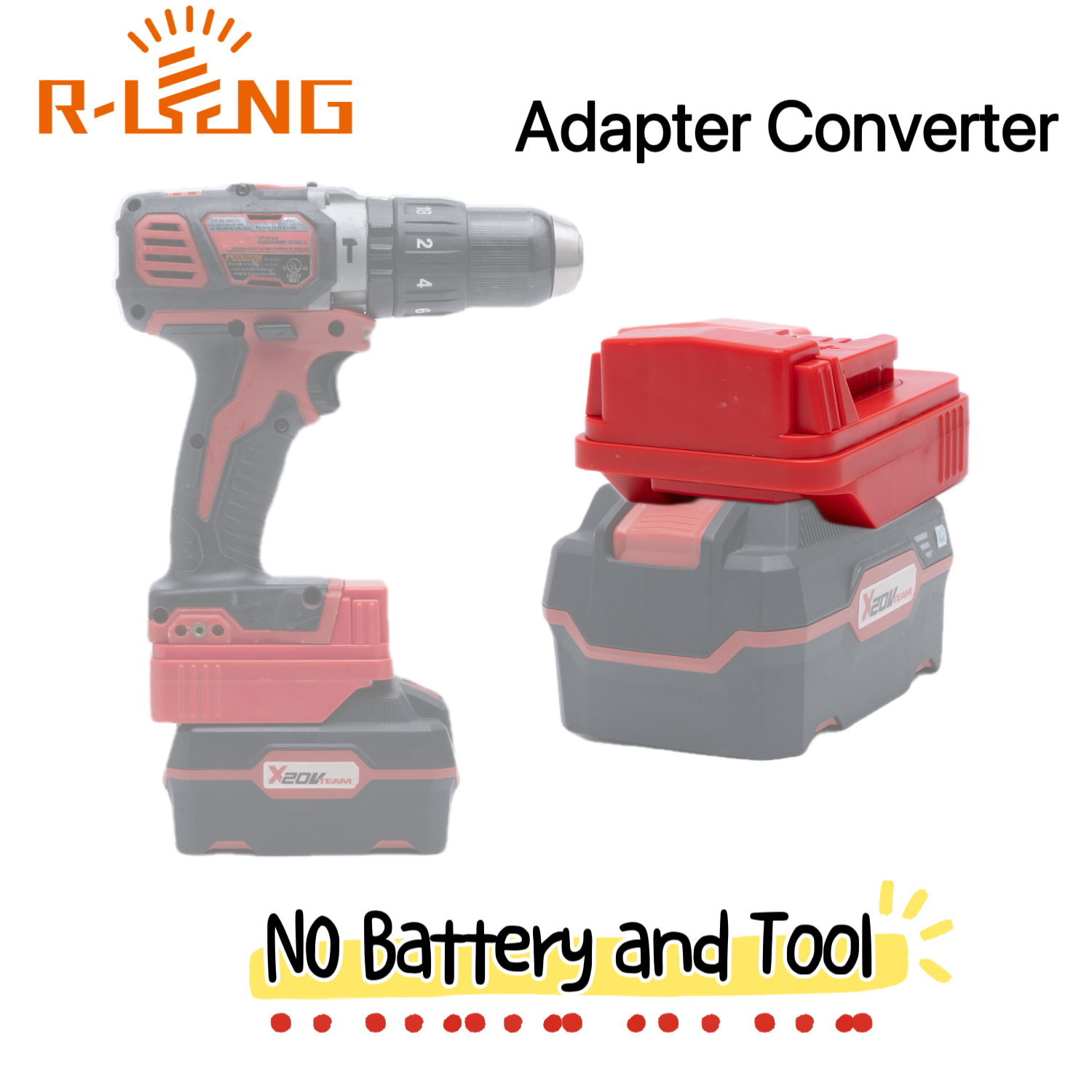Gardening Tools Lidl - 1PCS Power Tool Adapter Converter For