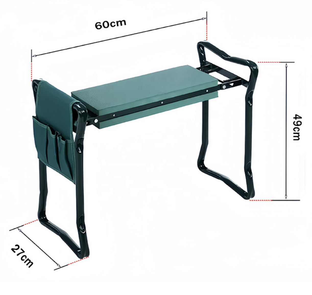 Gardening Tools For Seniors - 2in1 Garden Kneeler and Seat, Foldable