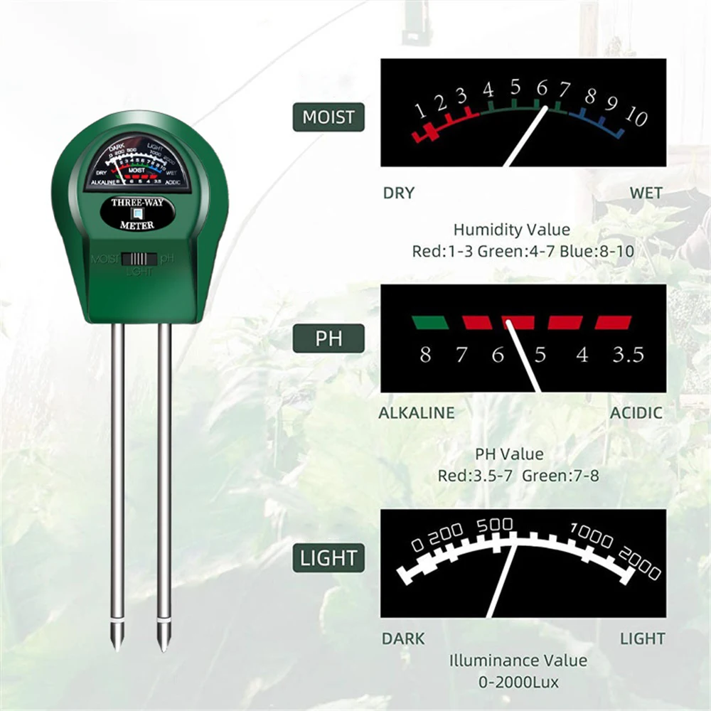3 in 1 Soil Tester Moisture Su – Soil Ph Meter Bewertung und Preis