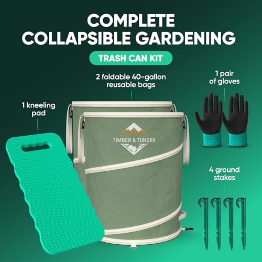 40-Gallon Collapsible Trash Ca – Garden Kneeling Pad Bewertung und Preis