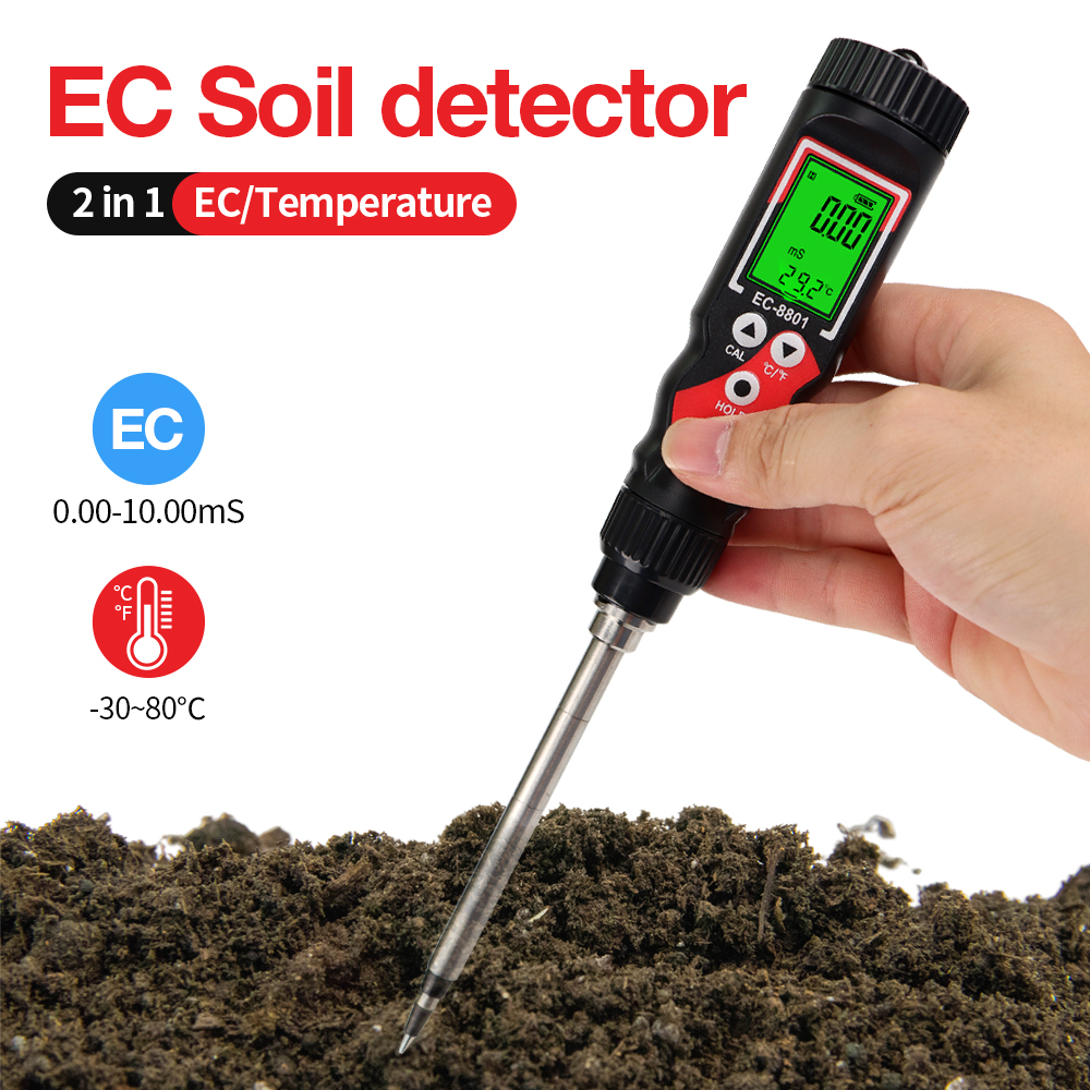 EC-8801 Portable Soil EC Meter – Soil Ph Meter Bewertung und Preis