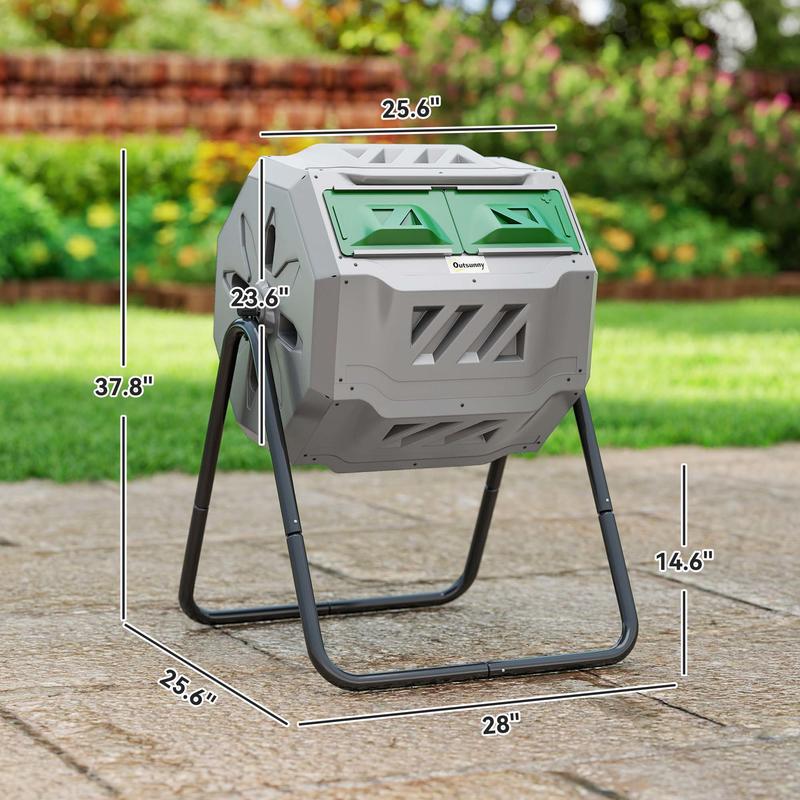 Outsunny Tumbling Compost Bin  – Compost Bin Bewertung und Preis