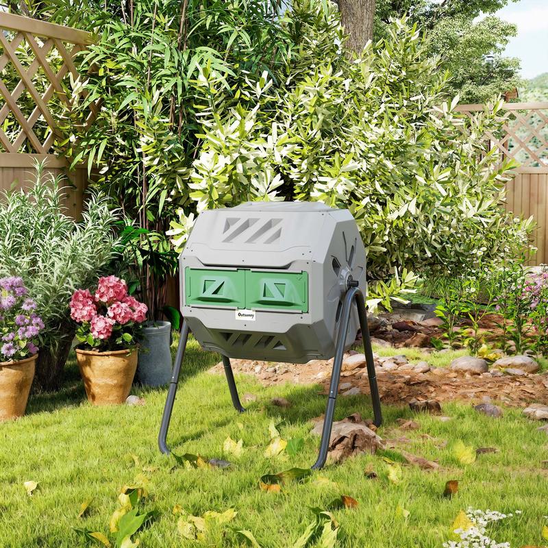 Outsunny Tumbling Compost Bin  – Compost Bin Bewertung und Preis