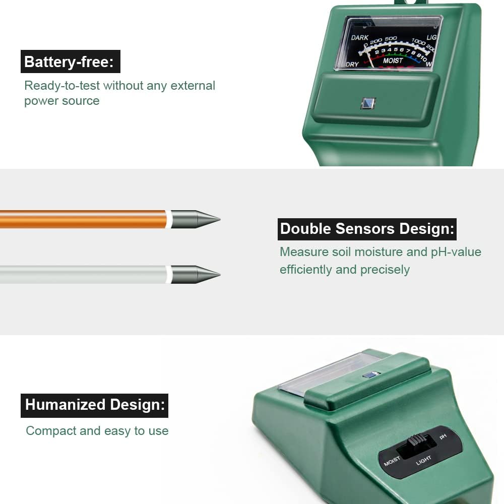 Soil pH Meter, MS02 3-in-1 Soi – Soil Ph Meter Bewertung und Preis