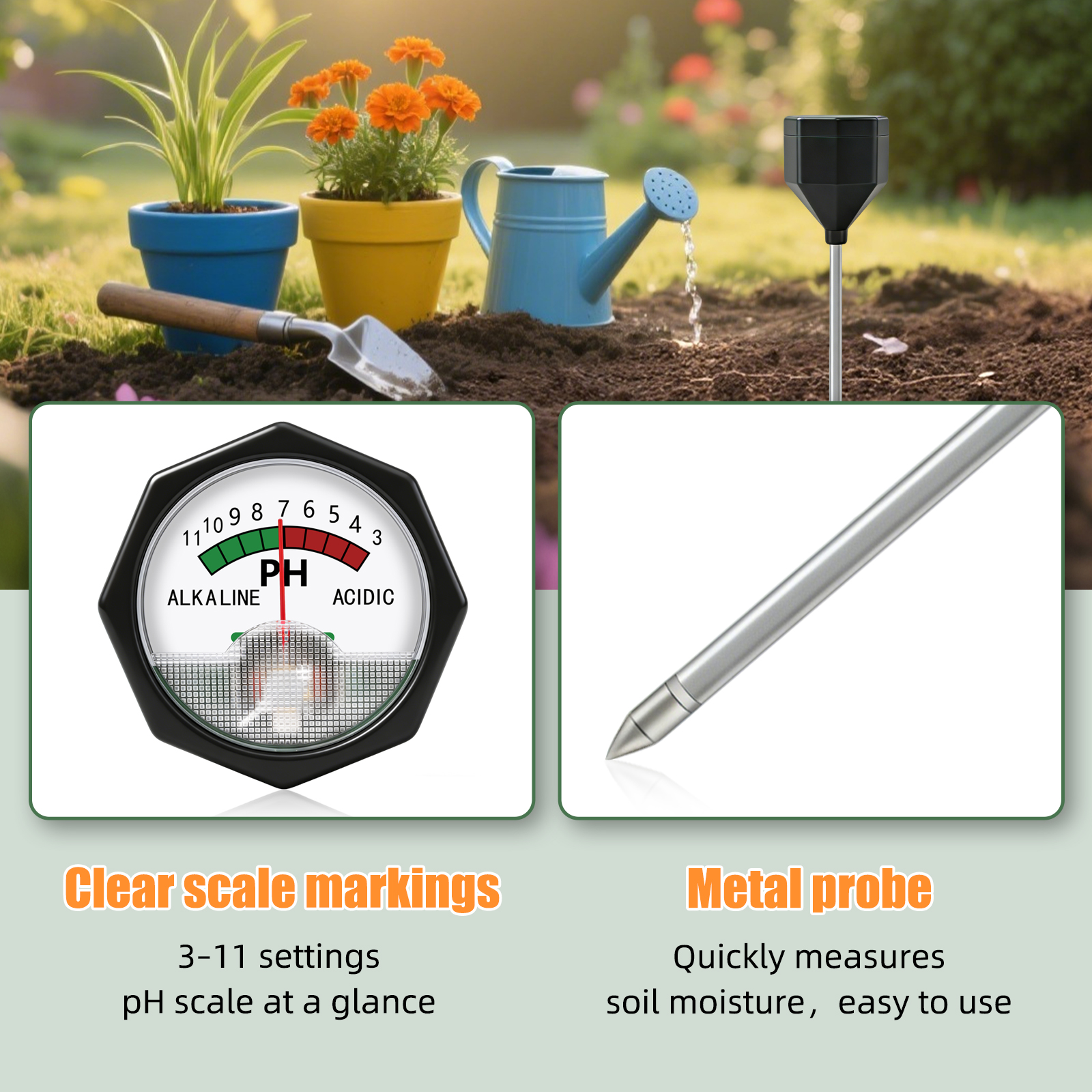 YAGO Soil pH Meter No Battery  – Soil Ph Meter Bewertung und Preis