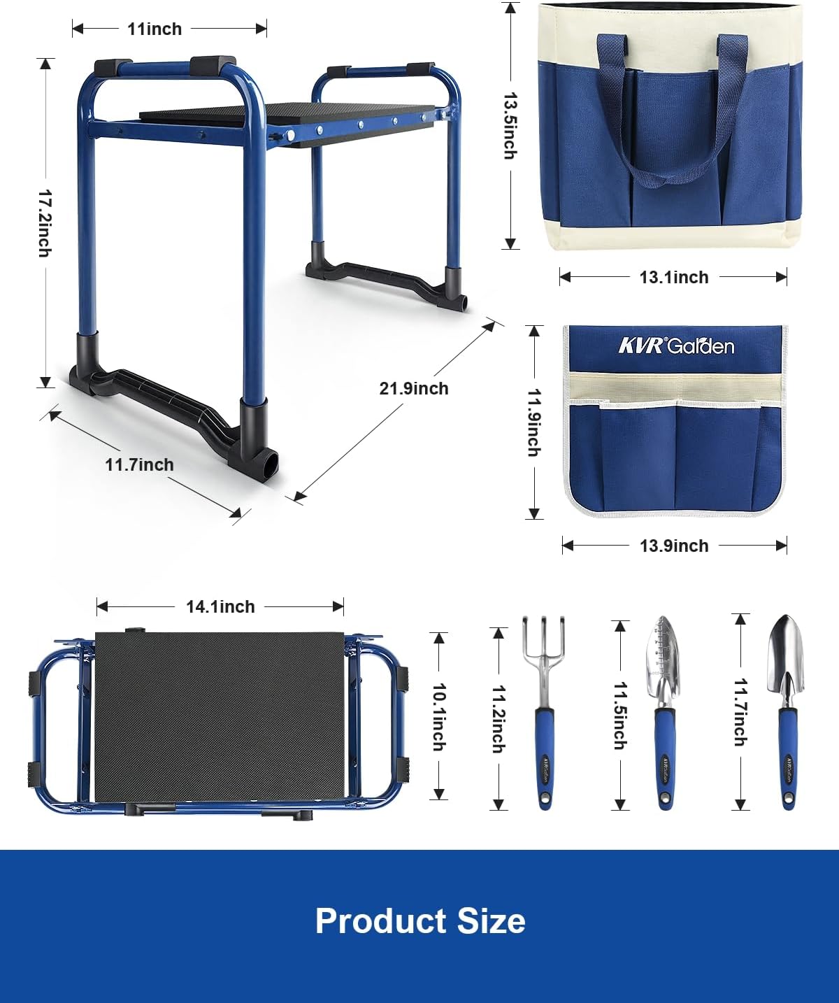 7-Piece Garden Kneeler & Seat  – Gardening Tools For Seniors Bewertung und Preis