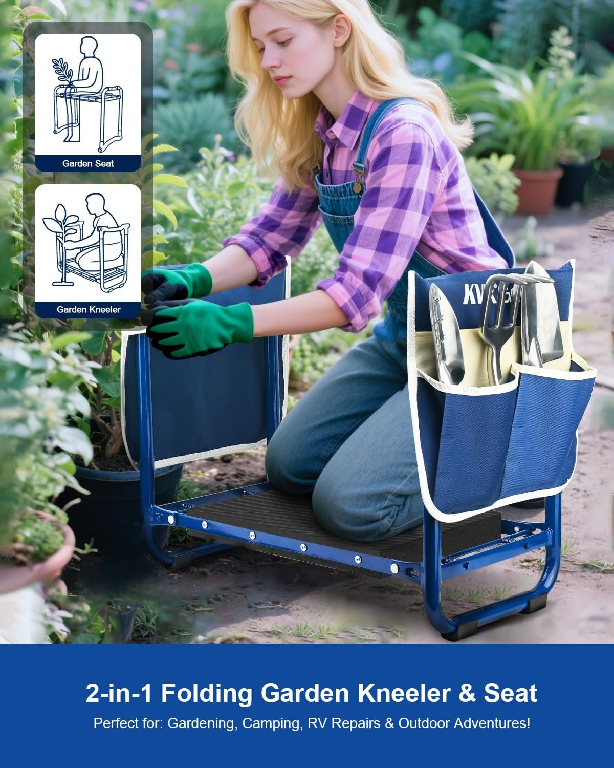 7-Piece Garden Kneeler & Seat  – Gardening Tools For Seniors Bewertung und Preis