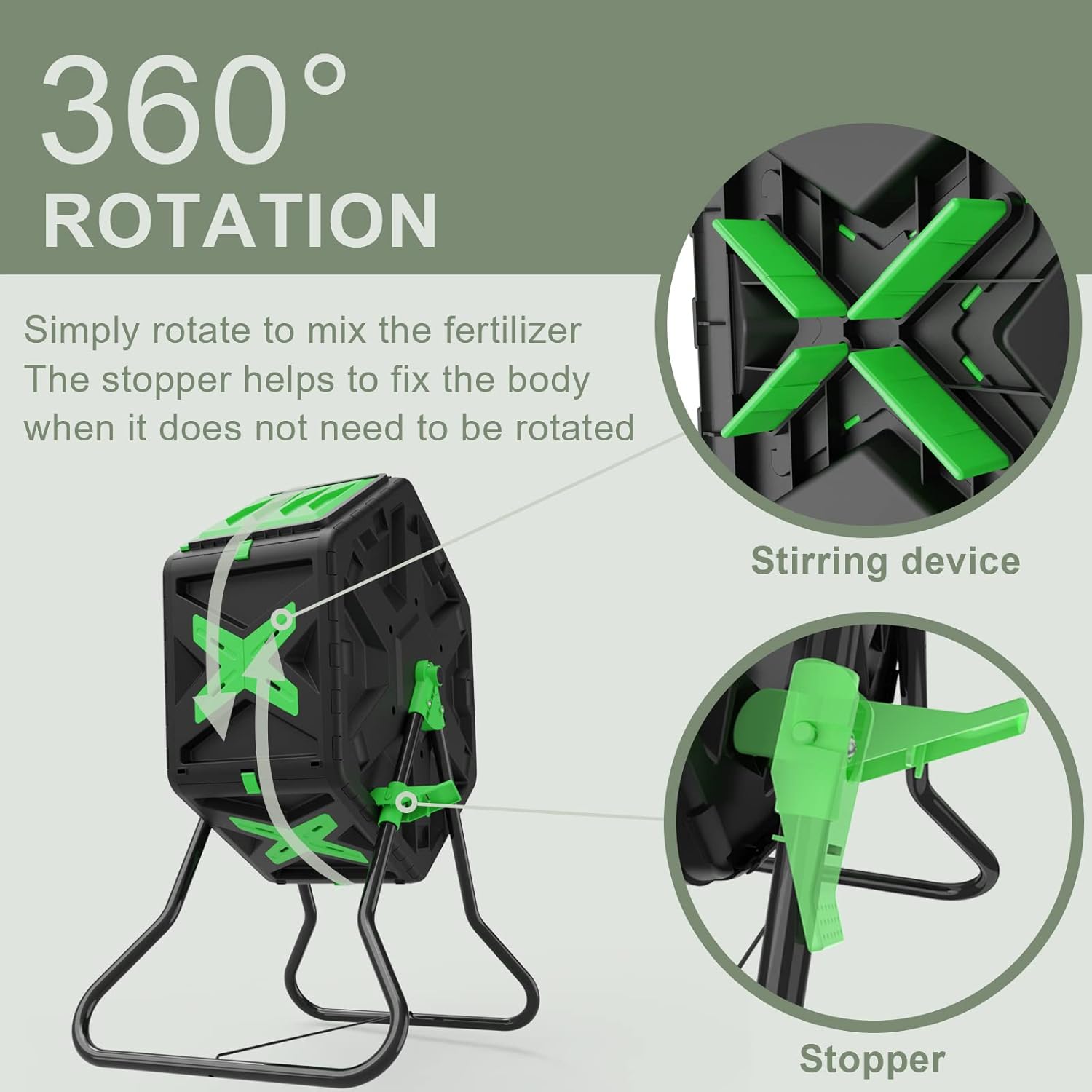 Lightweight Tumbling Compost B – Compost Bin Bewertung und Preis