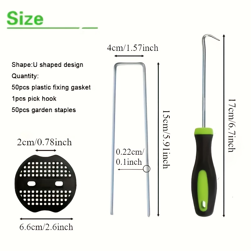 101pcs Garden Stakes Set - U-s – Gardening Tools Wholesale Bewertung und Preis