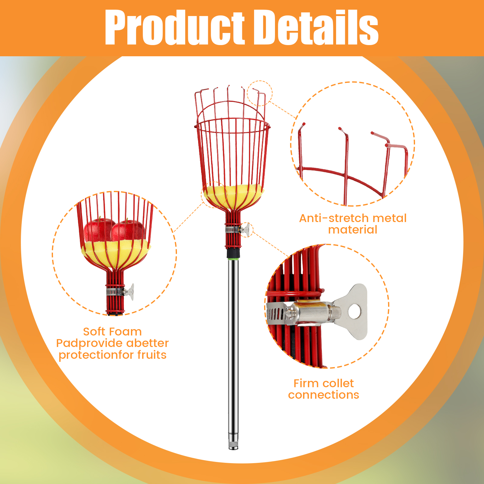 Deep Basket Fruit Picker Catch – Gardening Tools For Women Bewertung und Preis