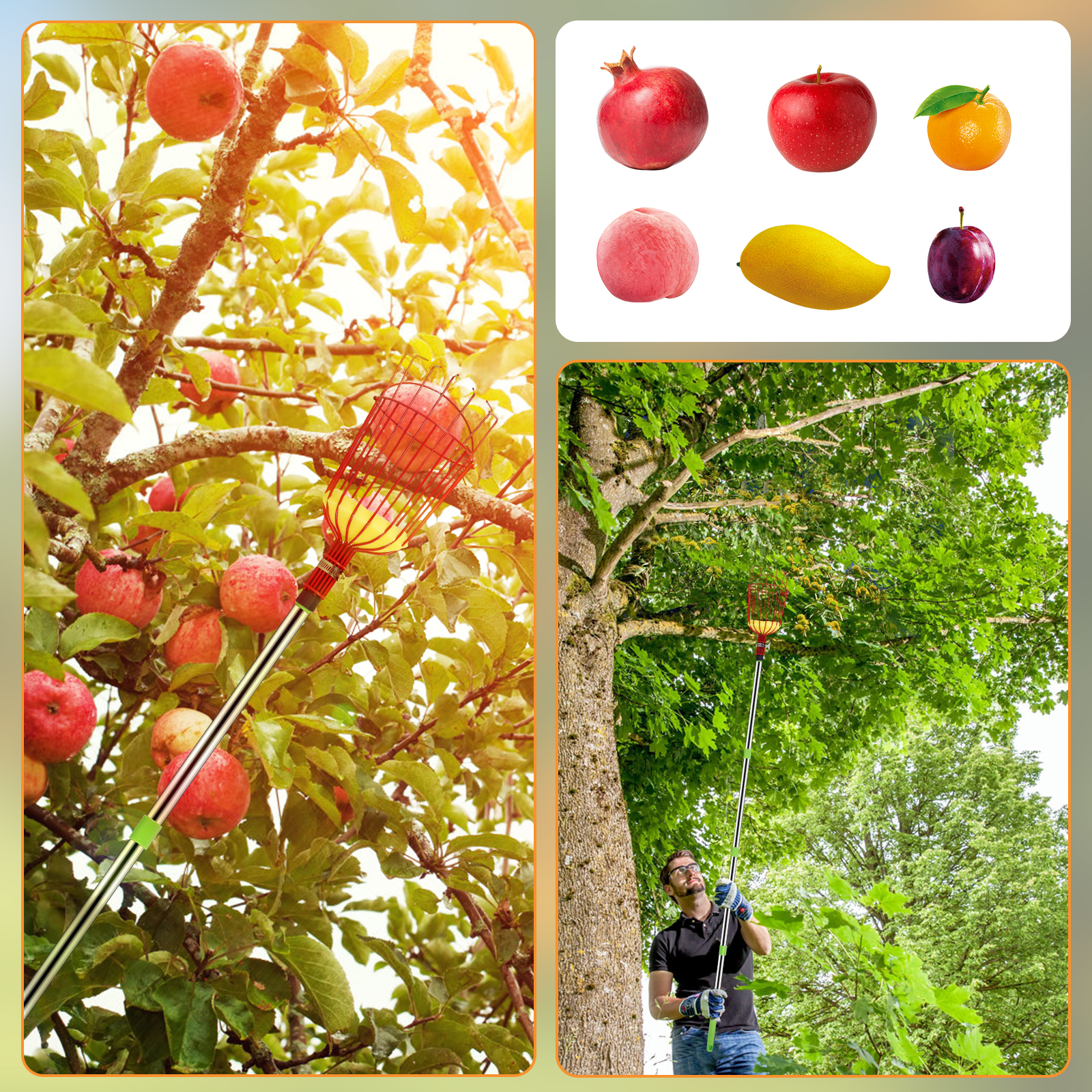 Deep Basket Fruit Picker Catch – Gardening Tools For Women Bewertung und Preis
