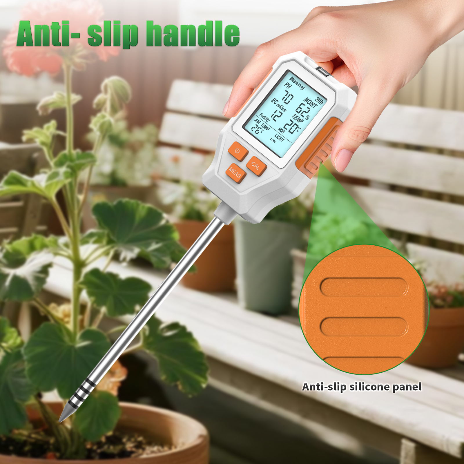 New LCD Soil 7 in 1 PH/EC/Temp – Soil Ph Meter Bewertung und Preis