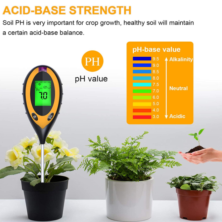 4 in 1 PH Light Temp Moisture  – Soil Ph Meter Bewertung und Preis
