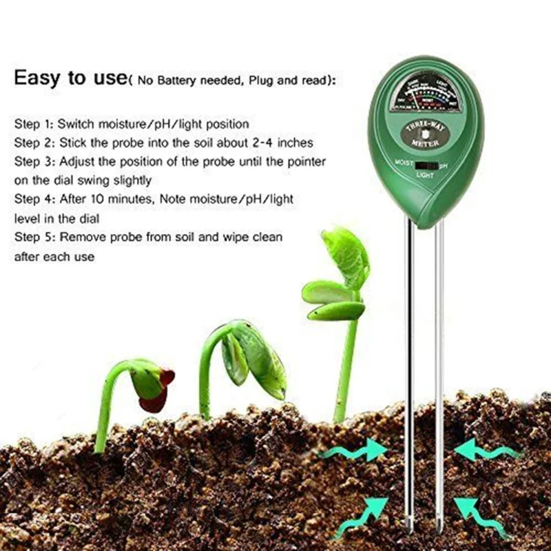Garden PH Meter Sunlight 3in1  – Soil Ph Meter Bewertung und Preis