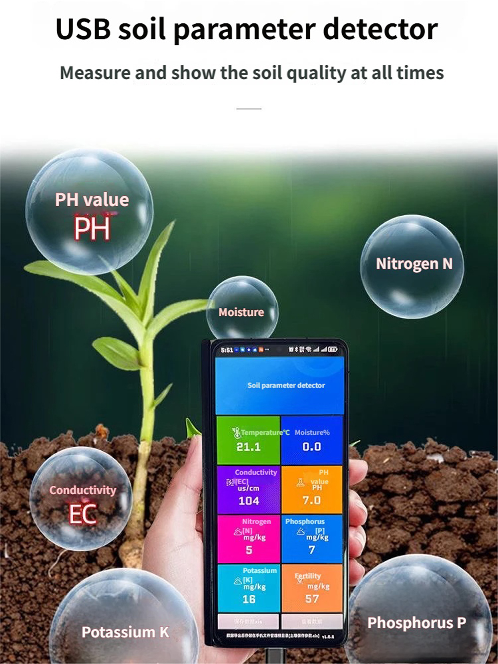 High Premium Soil Tester PH EC – Soil Ph Meter Bewertung und Preis