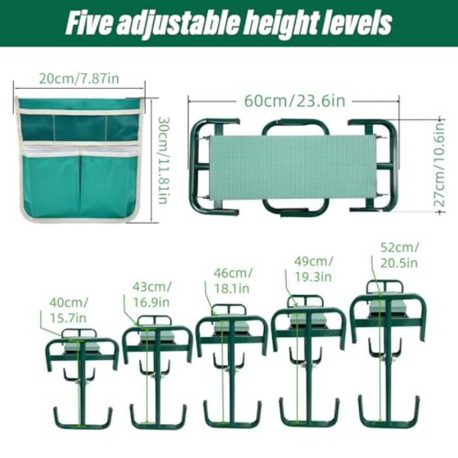 Adjustable Garden Kneeler and  – Garden Kneeling Pad Bewertung und Preis