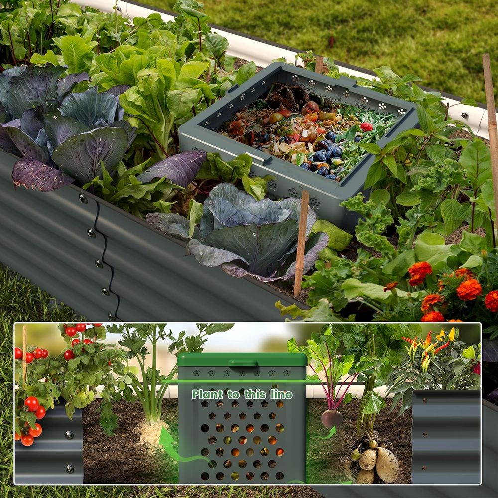 1-Gallon Kitchen Composter wit – Compost Bin Bewertung und Preis