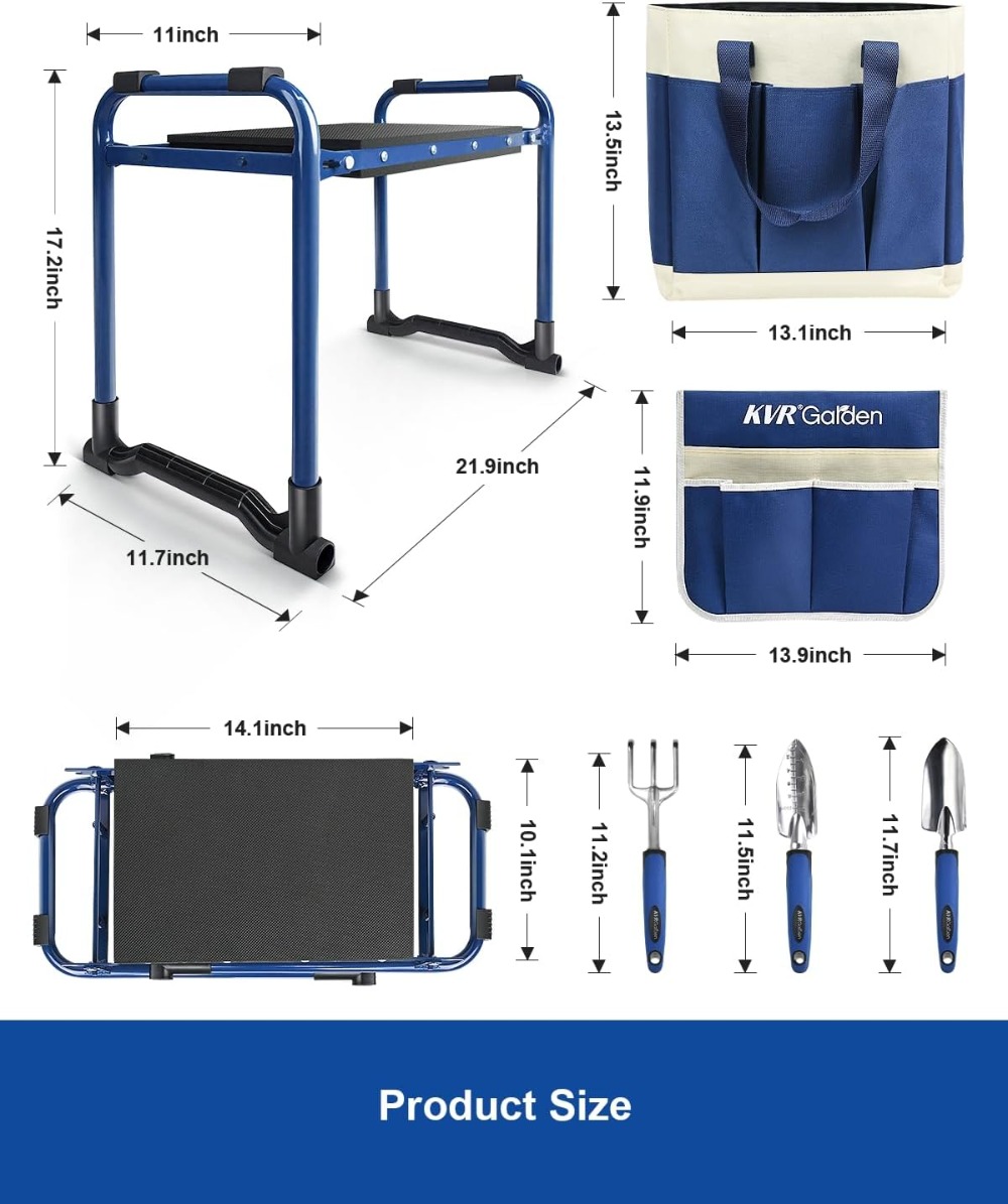 7-Piece Garden Kneeler and Sea – Gardening Tools For Seniors Bewertung und Preis