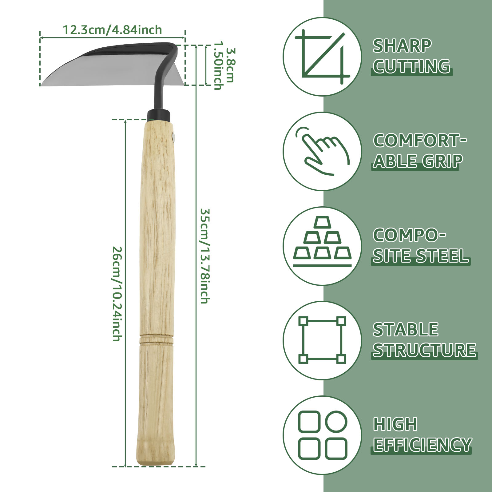13inch Japanese Style Weeding  – Gardening Hand Tools Japanese Bewertung und Preis
