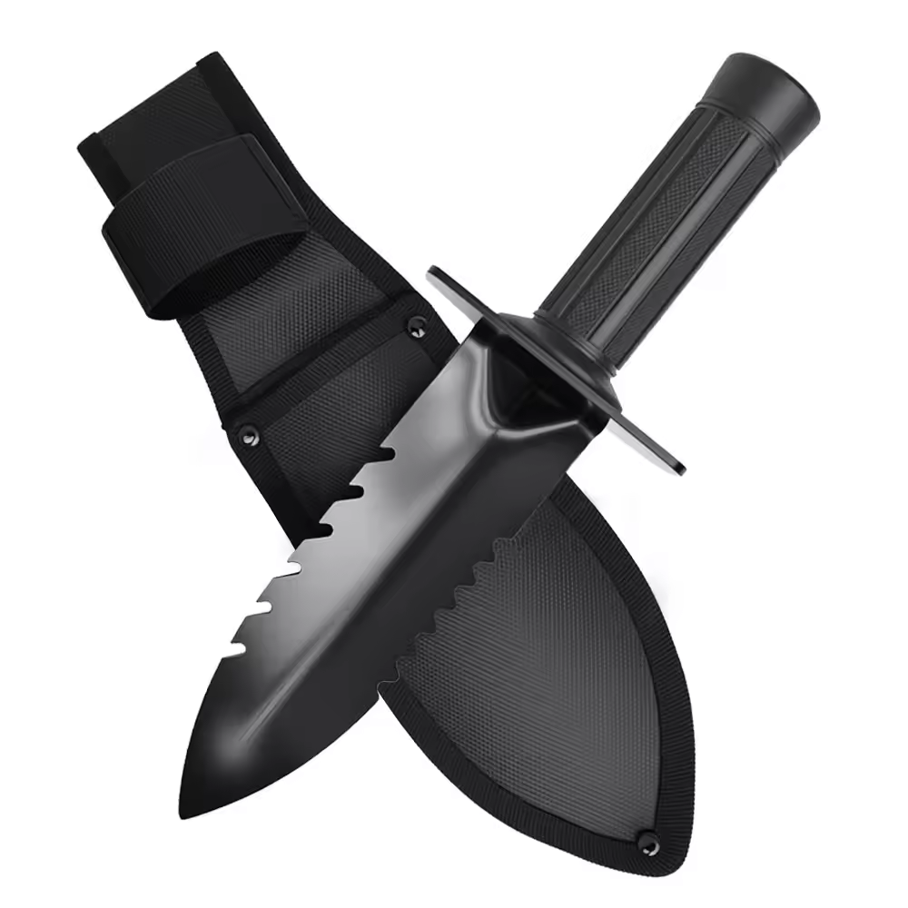 Garden Shovel Double Serrated  – Gardening Hand Tools Yard Bewertung und Preis