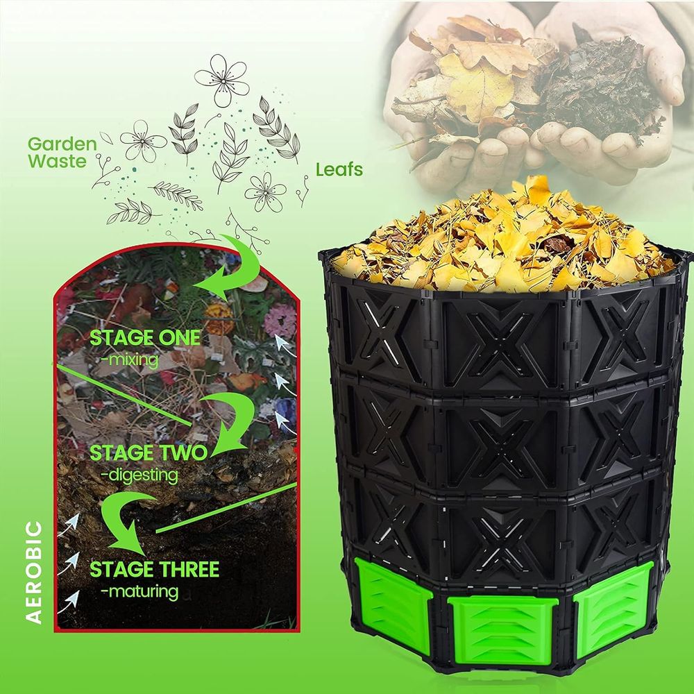 XXL Large Compost Bin Outdoor- – Compost Bin Bewertung und Preis