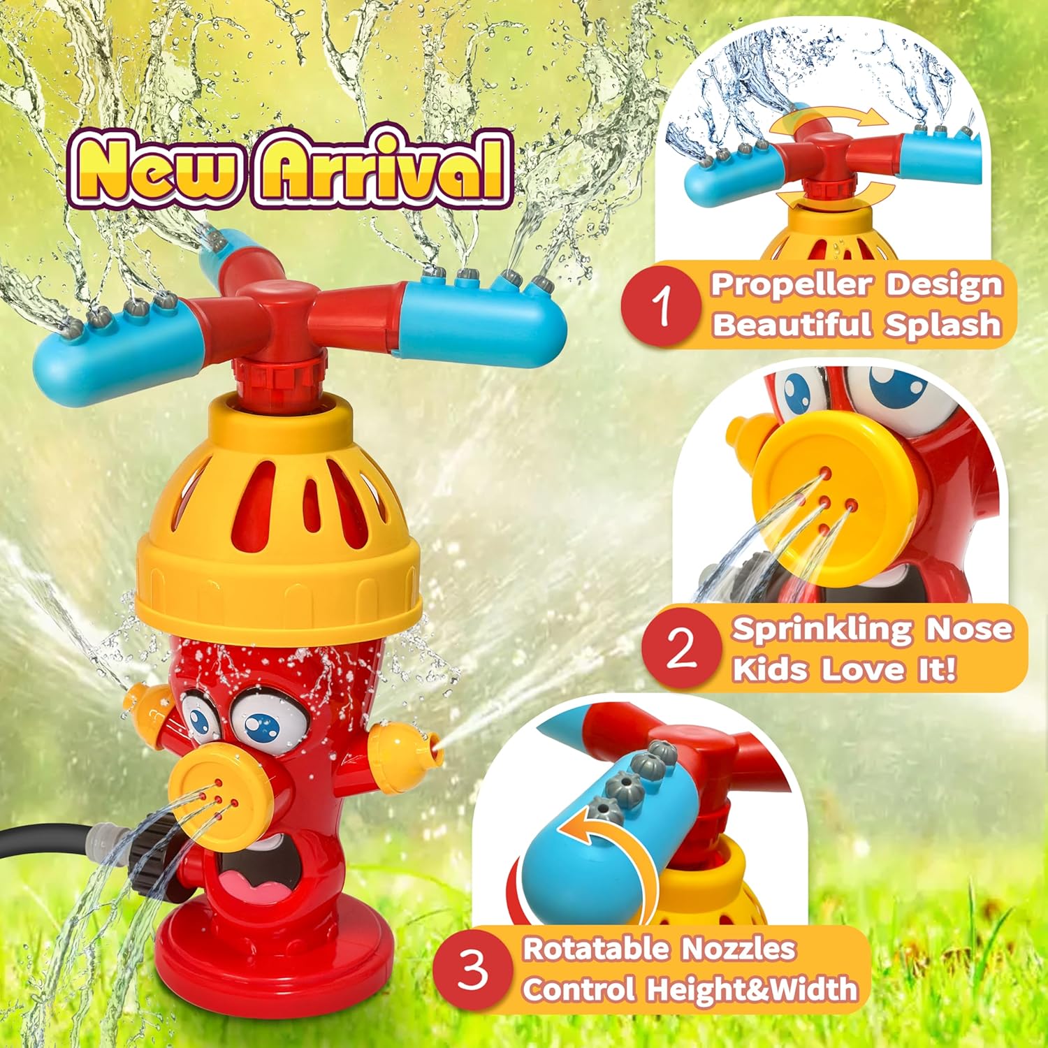 Water Spray Toy Hydrant Sprink – Gardening Tools For 3 Year Old Bewertung und Preis