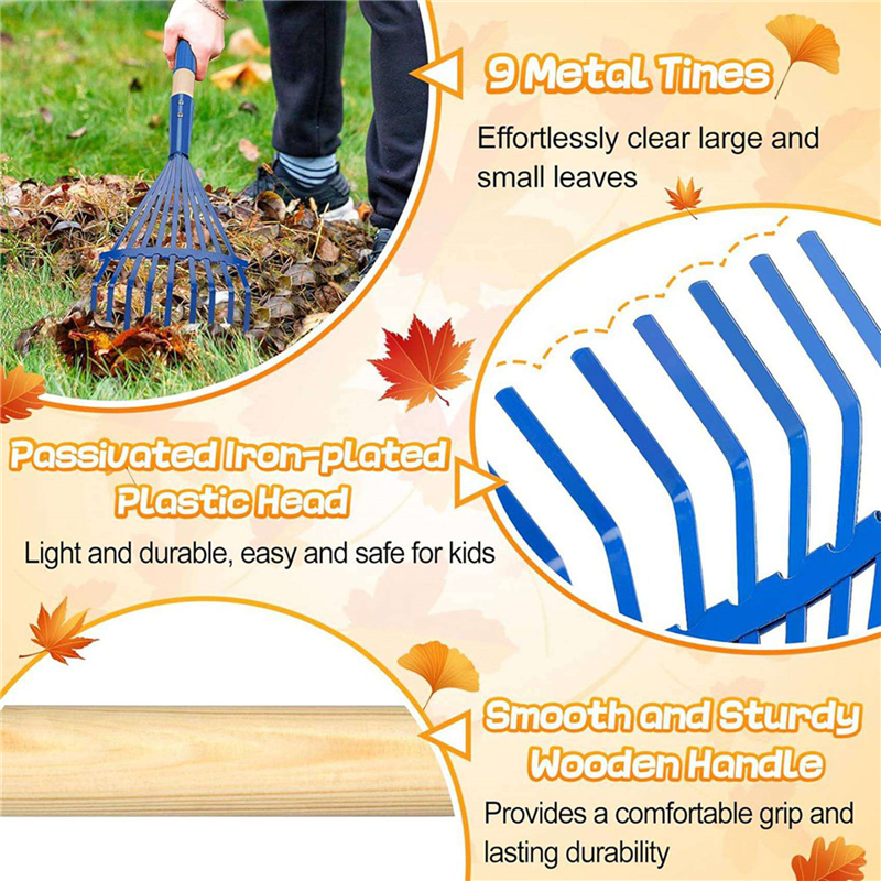 YWDZ-2X Children's Rake With H – Gardening Tools For 3 Year Old Bewertung und Preis
