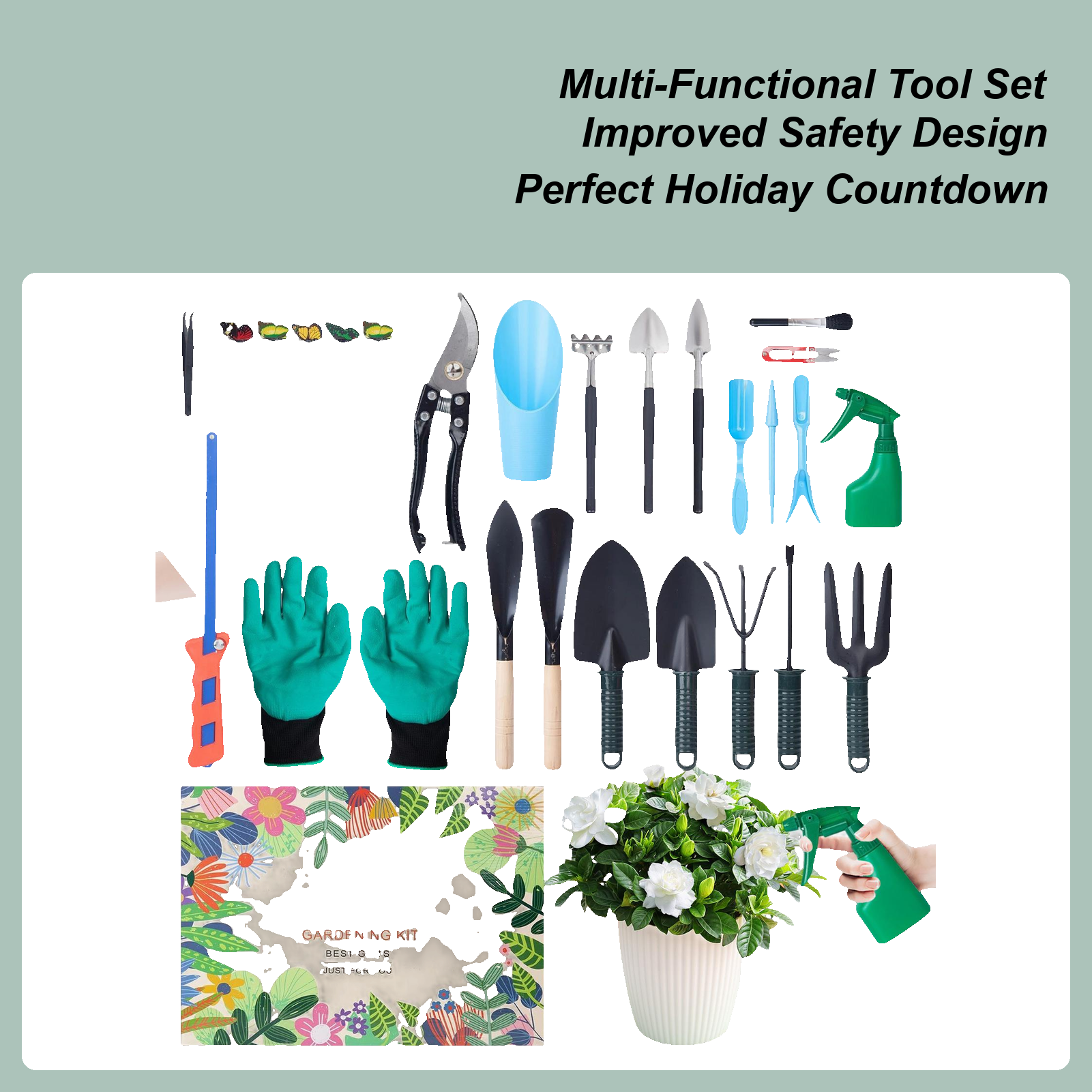 24 Days Countdown Calendar Pra – Gardening Tools Mothers Day Bewertung und Preis