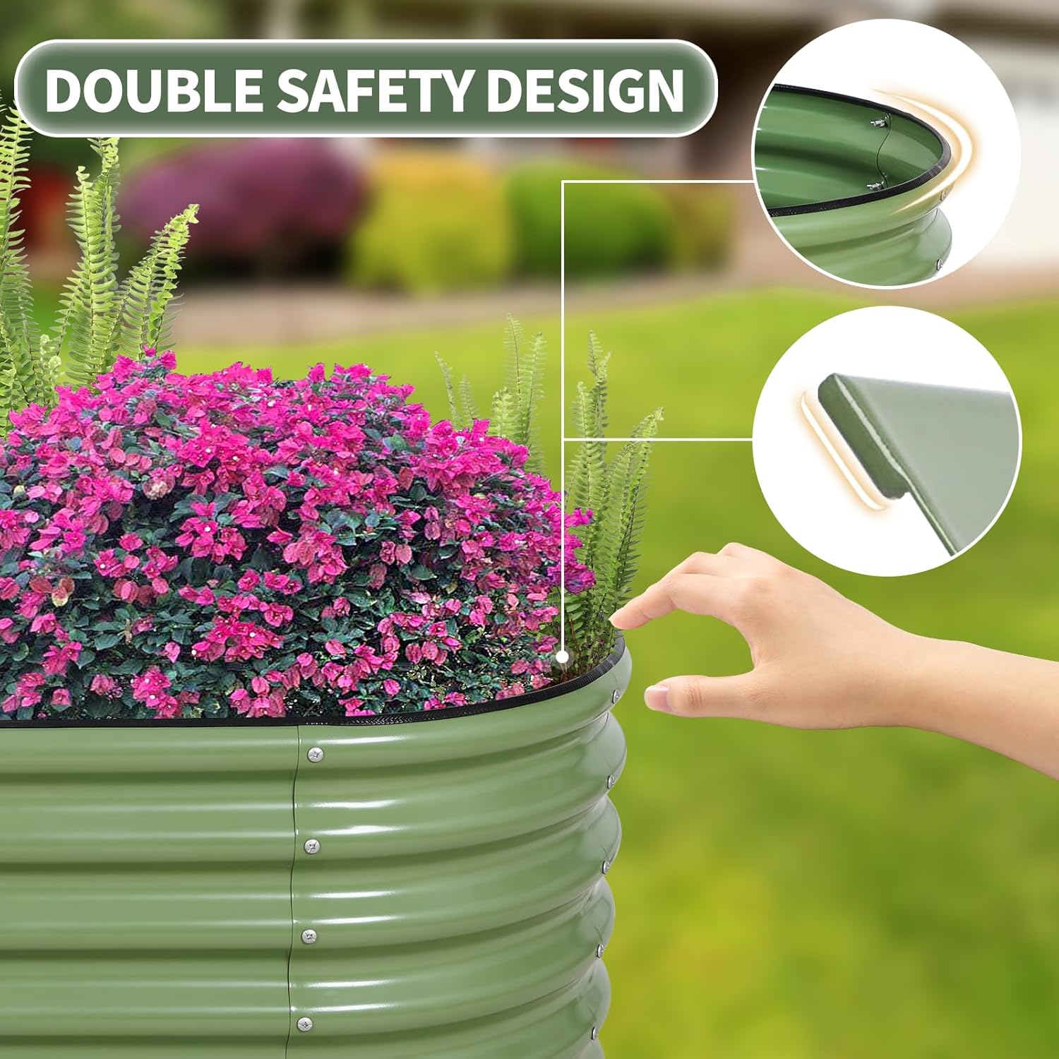 Raised Garden Bed - Galvanized – Gardening Tools Vegetables Bewertung und Preis