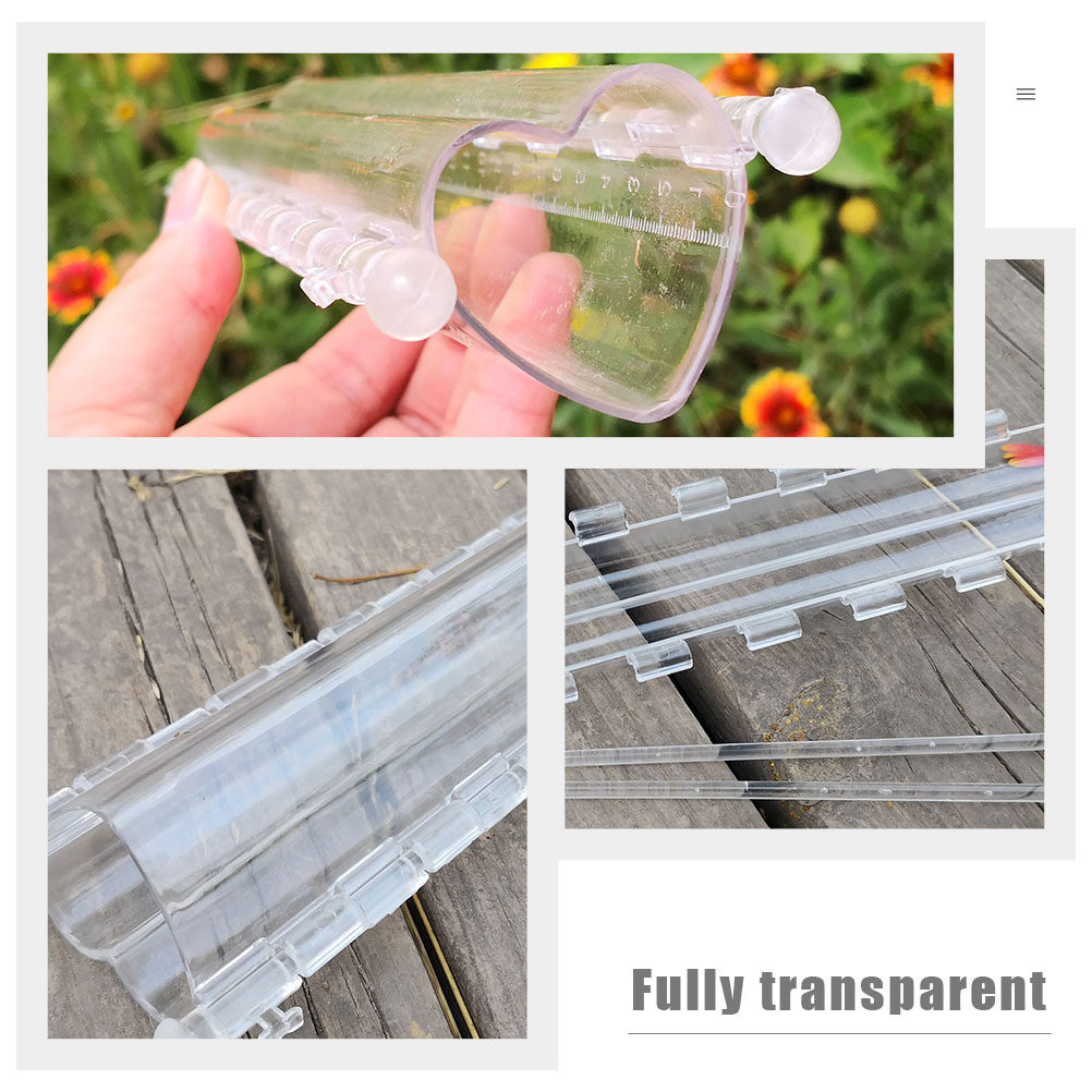 2Pcs Heart-Shaped Transparent  – Gardening Tools Vegetables Bewertung und Preis