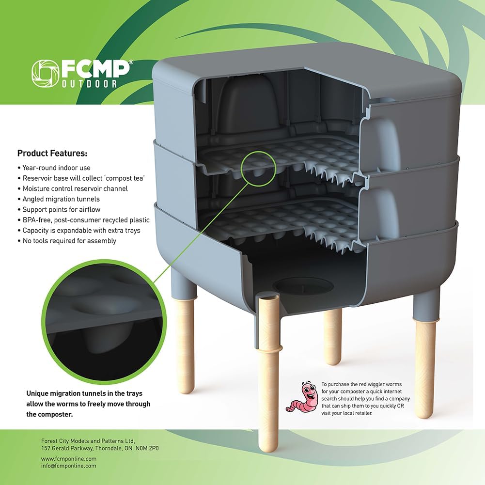 2-Tray Worm Composter Bin for  – Compost Bin Bewertung und Preis