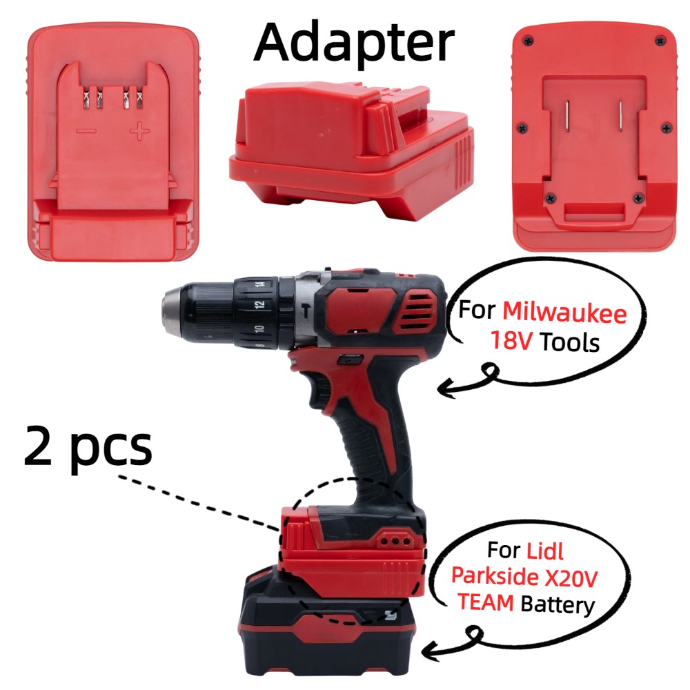 2 Pcs Battery Adapter for Lidl – Gardening Tools Lidl Bewertung und Preis