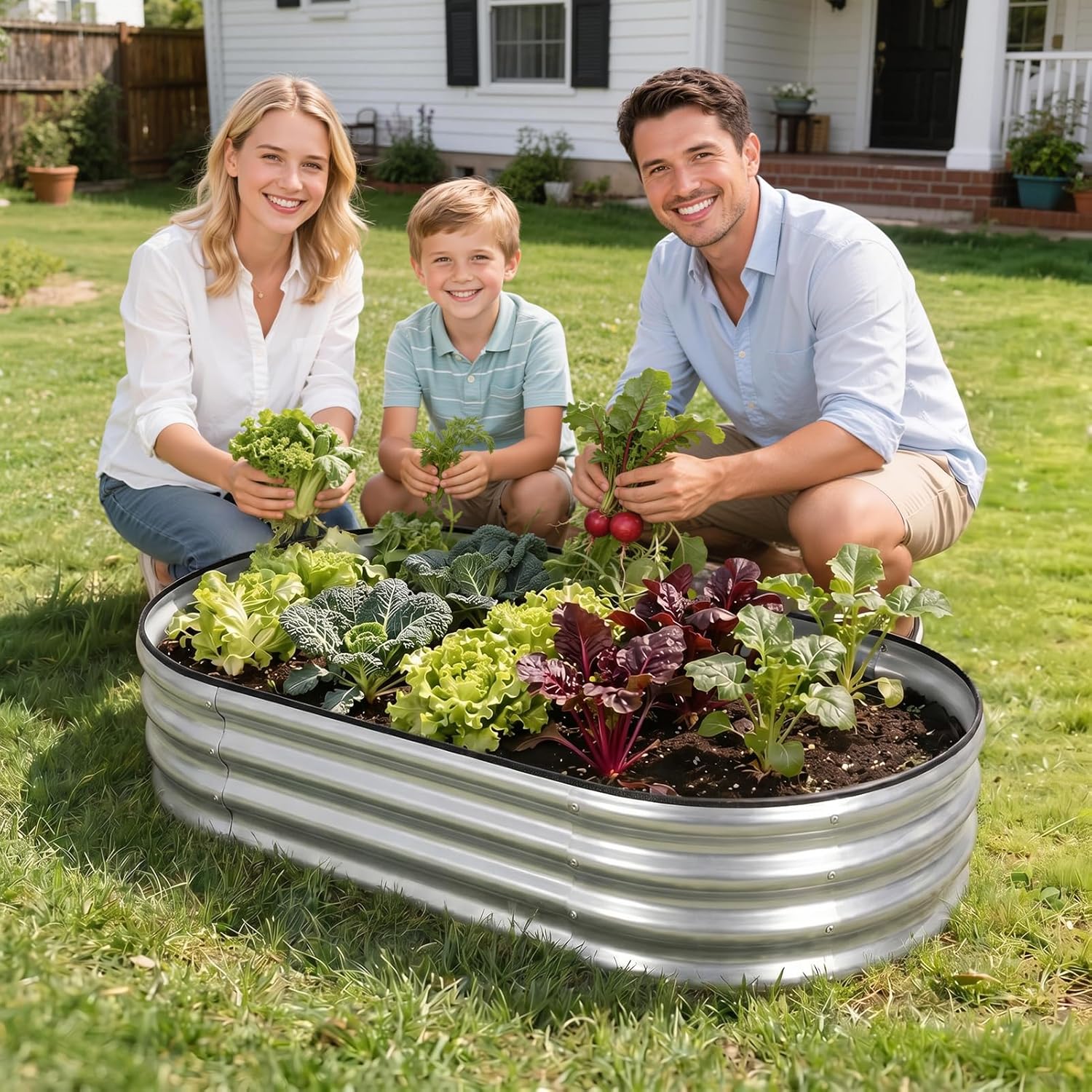 Galvanized Raised Garden Bed,  – Gardening Tools Vegetables Bewertung und Preis