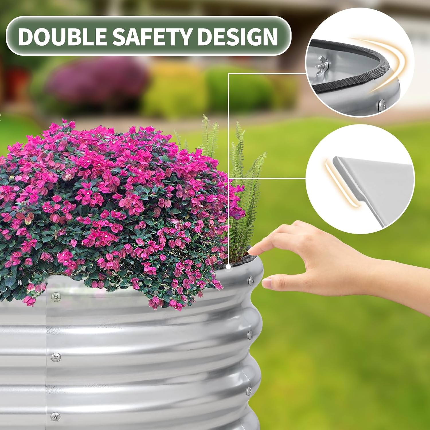 Galvanized Raised Garden Bed,  – Gardening Tools Vegetables Bewertung und Preis