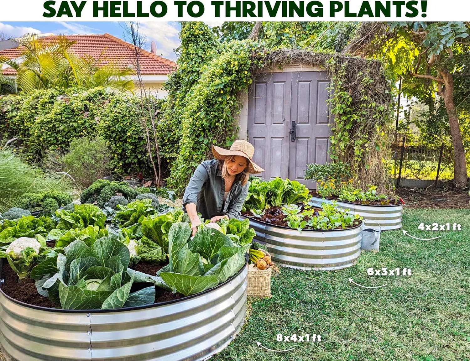Galvanized Raised Garden Beds  – Gardening Tools Vegetables Bewertung und Preis