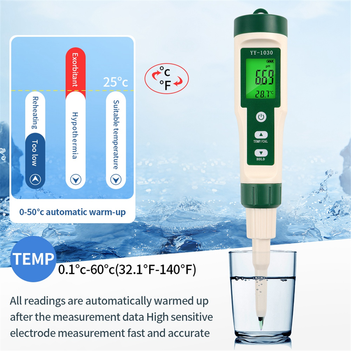 L77A Professional Food PH Mete – Soil Ph Meter Bewertung und Preis