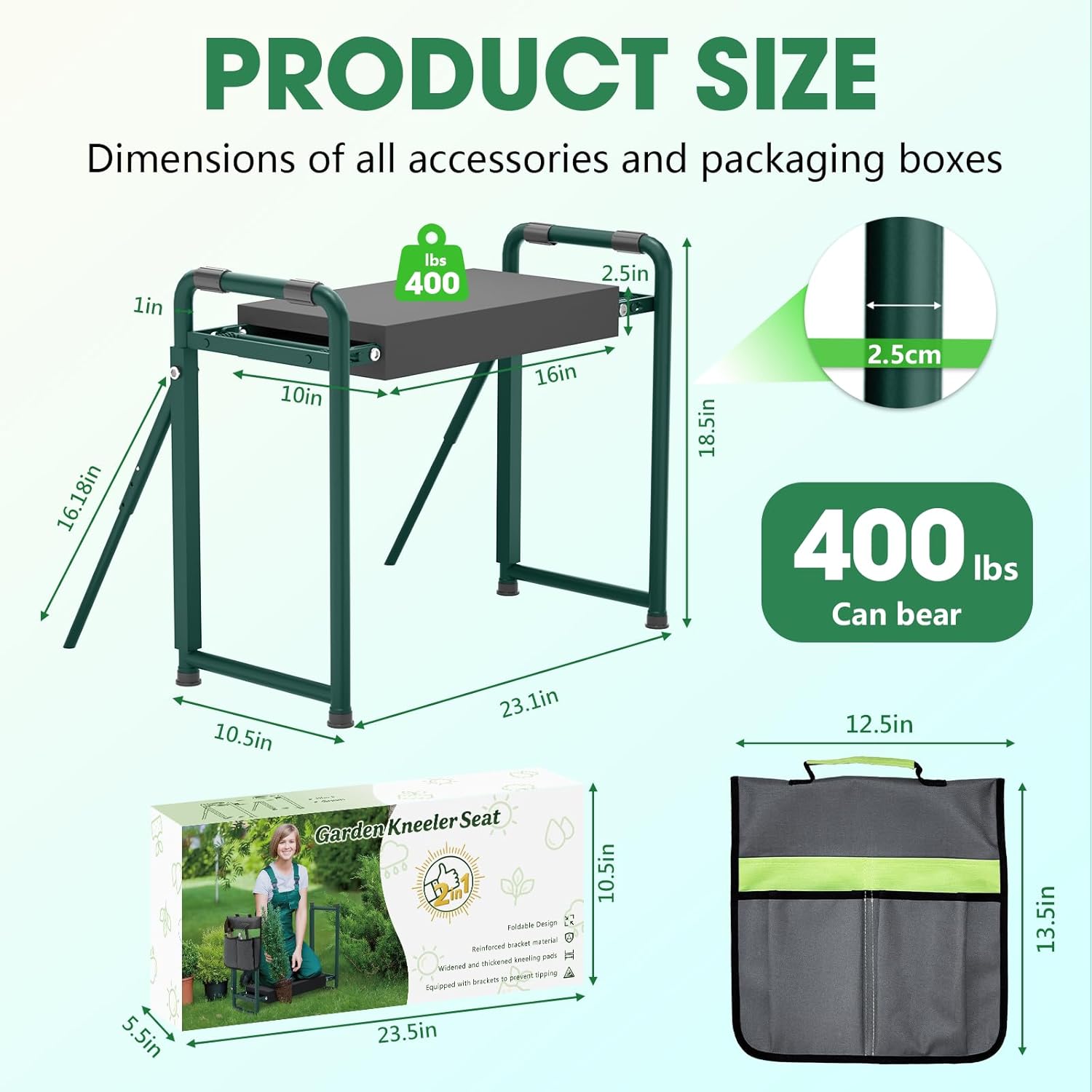 Foldable Garden Kneeler & Seat – Gardening Tools For Seniors Bewertung und Preis