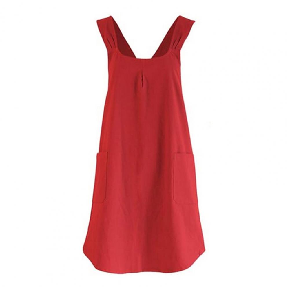 Cotton Linen Cross Back Apron  – Gardening Tools For Women Bewertung und Preis