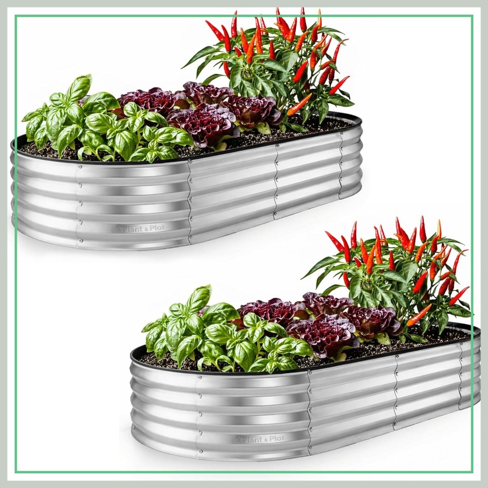 Galvanized Raised Garden Beds  – Gardening Tools Vegetables Bewertung und Preis