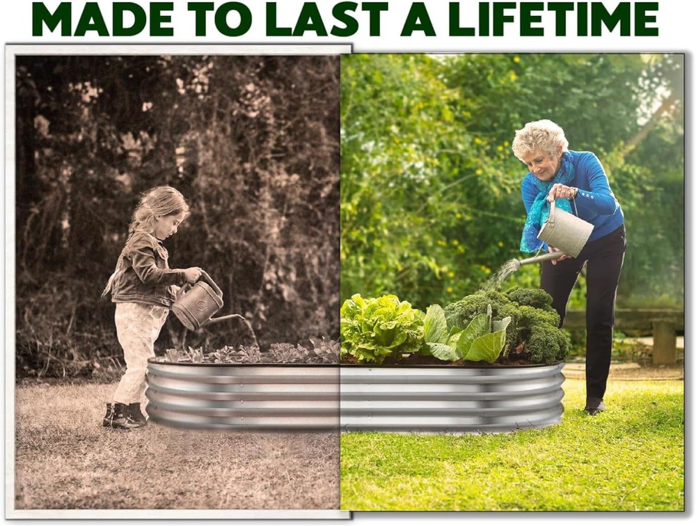 Galvanized Raised Garden Beds  – Gardening Tools Vegetables Bewertung und Preis