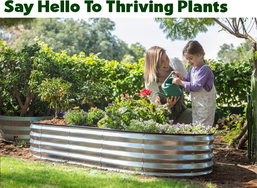 Galvanized Raised Garden Beds  – Gardening Tools Vegetables Bewertung und Preis